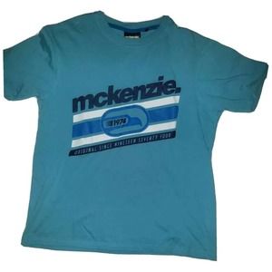 Mckenzie Nineteen70four Mens Short Sleeve Blue T Shirt Size‎ Medium